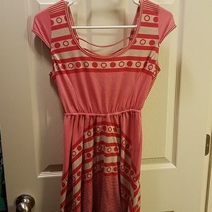 Patterned Skater Dress